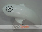 Injection Fairing kit for 03-04 YZF-R6 - White, Black - Jordan #OYO87905794