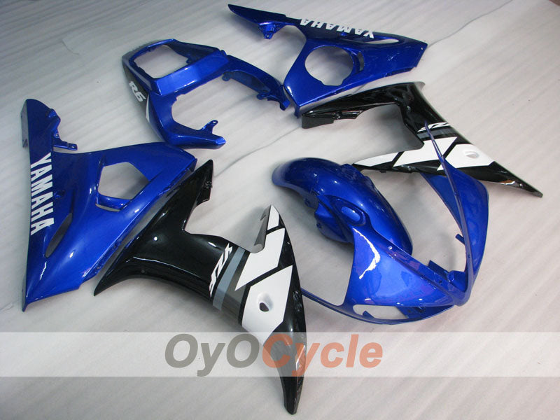 Injection Fairing kit for 05 YZF-R6 - Blue, White, Black - Factory Style #OYO87905840 Main image