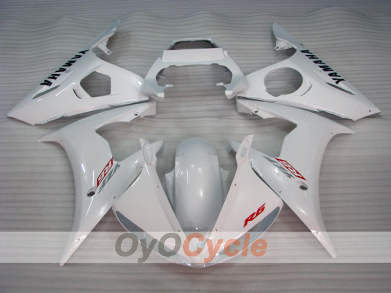 Injection Fairing kit for 05 YZF-R6 - White - Factory Style #OYO87905845 Secondary image