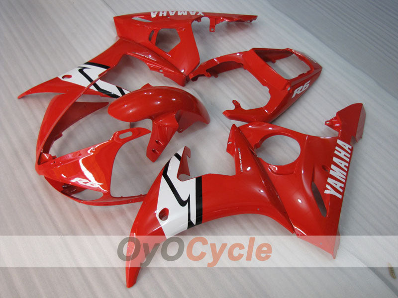 Injection Fairing kit for 05 YZF-R6 - Red - Factory Style #OYO87905846 Main image