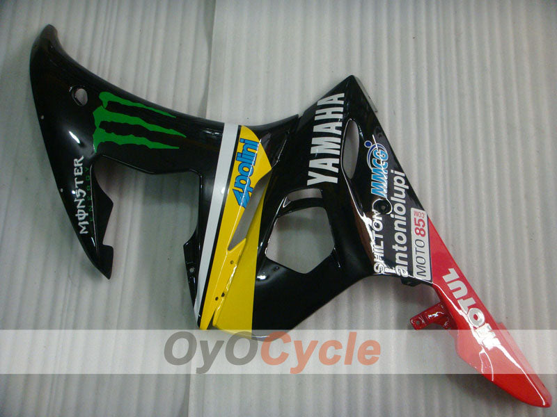 Injection Fairing kit for 05 YZF-R6 - Yellow, Black - Monster #OYO87905847