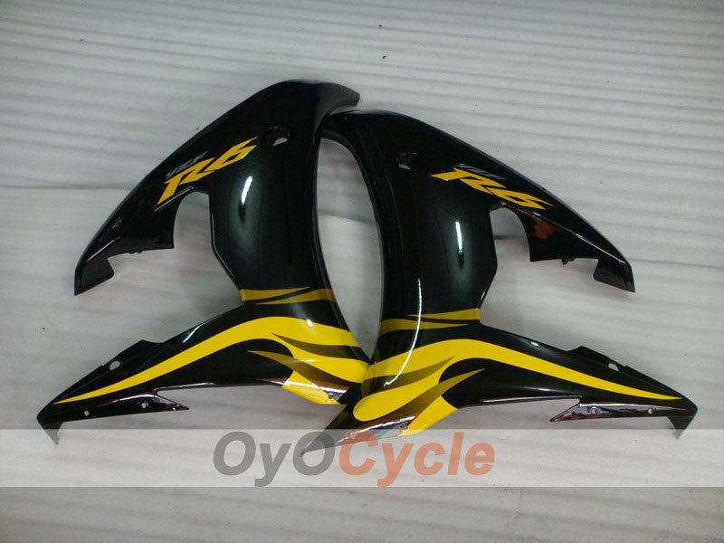 Injection Fairing kit for 03-04 YZF-R6 - Yellow, Black - Factory Style #OYO87905804