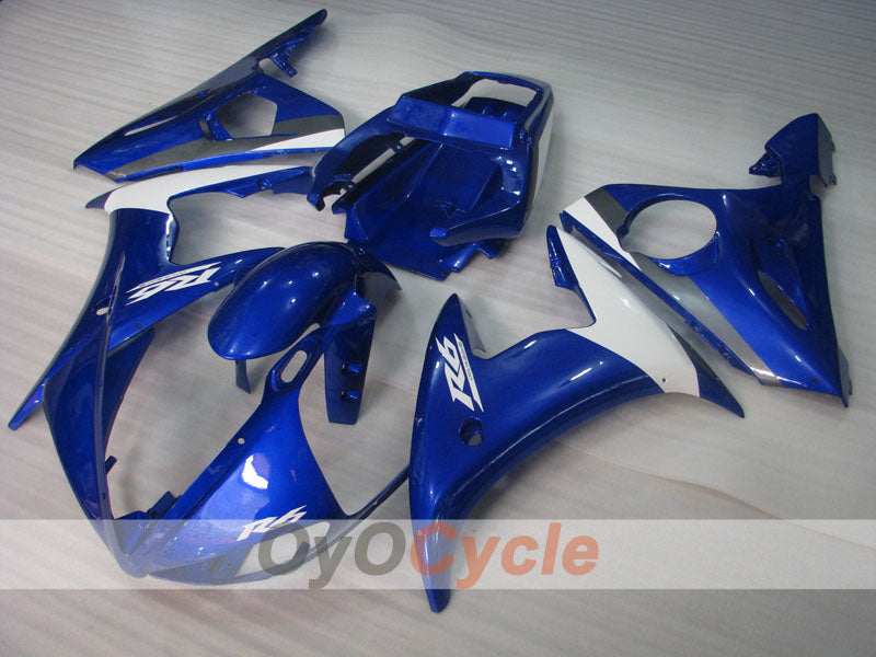 Injection Fairing kit for 03-04 YZF-R6 - Blue, White - Factory Style #OYO87905806 Secondary image