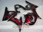 Injection Fairing kit for 03-04 YZF-R6 - Red, Black - Factory Style, Customize #OYO87905810