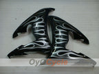 Injection Fairing kit for 03-04 YZF-R6 - Black - Flame #OYO87905814