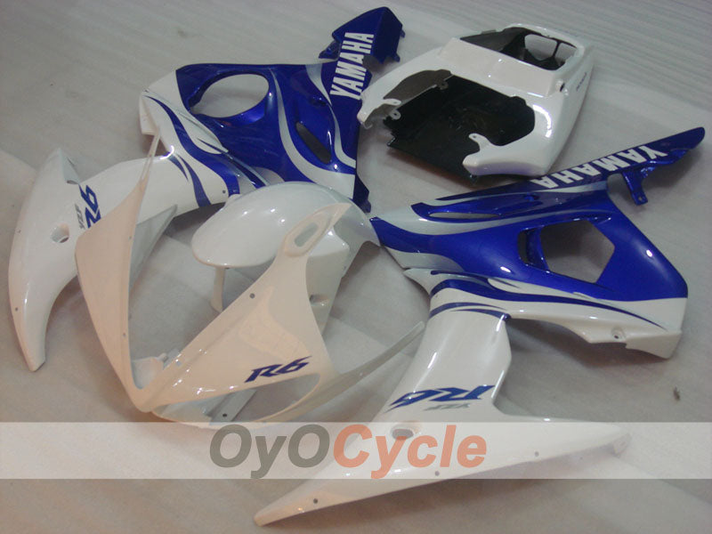 Injection Fairing kit for 05 YZF-R6 - Blue, White - Factory Style #OYO87905859