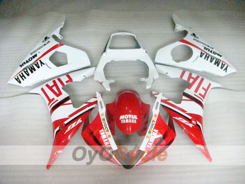Injection Fairing kit for 03-04 YZF-R6 - Red, White - FIAT, MOTUL #OYO87905824 Secondary image