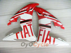 Injection Fairing kit for 03-04 YZF-R6 - Red, White - FIAT, MOTUL #OYO87905824