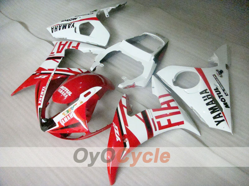 Injection Fairing kit for 05 YZF-R6 - Red, White - FIAT, MOTUL #OYO87905868 Secondary image