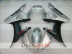 Injection Fairing kit for 03-04 YZF-R6 - Black, Silver, Matte - Factory Style #OYO87905827