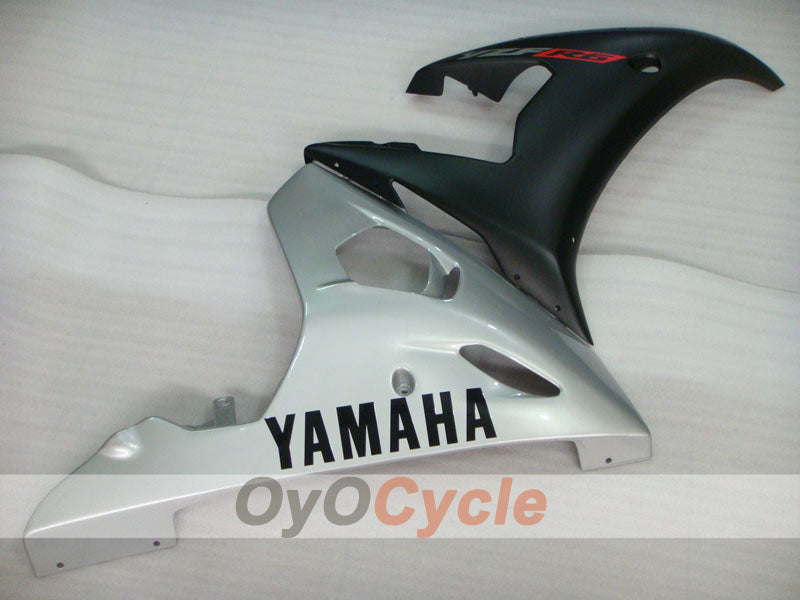 Injection Fairing kit for 03-04 YZF-R6 - Black, Silver, Matte - Factory Style #OYO87905827