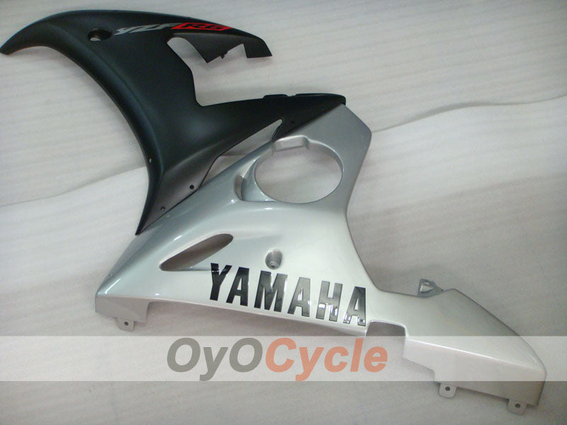 Injection Fairing kit for 03-04 YZF-R6 - Black, Silver, Matte - Factory Style #OYO87905827