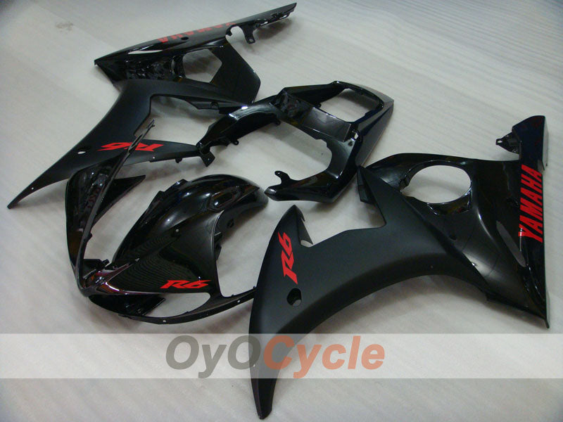 Injection Fairing kit for 03-04 YZF-R6 - Black, Matte - Factory Style #OYO87905828 Secondary image