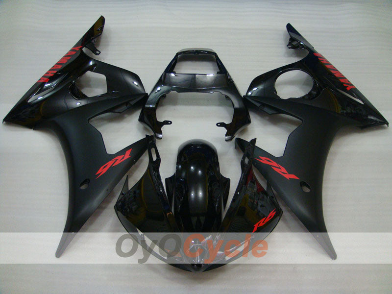 Injection Fairing kit for 03-04 YZF-R6 - Black, Matte - Factory Style #OYO87905828