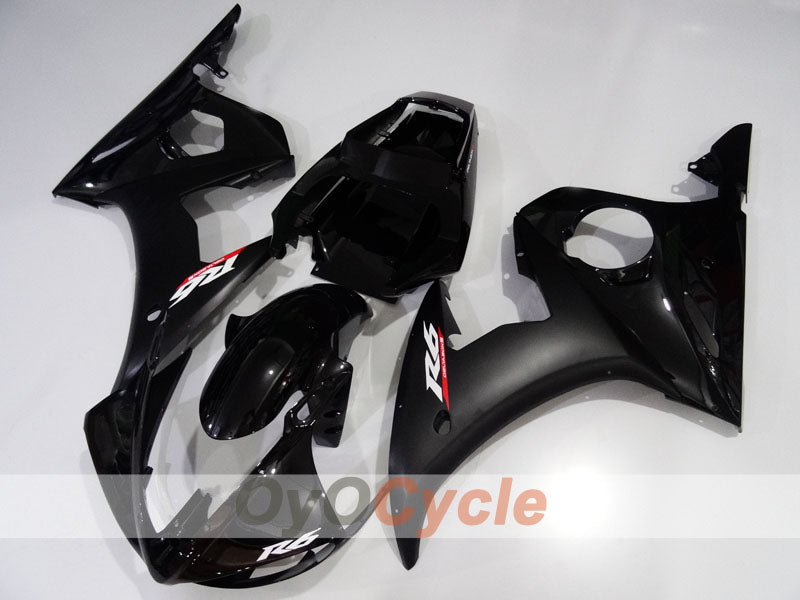Injection Fairing kit for 03-04 YZF-R6 - Black, Matte - Factory Style #OYO87905830