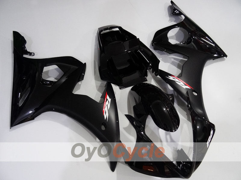Injection Fairing kit for 03-04 YZF-R6 - Black, Matte - Factory Style #OYO87905830 Main image