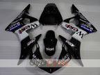 Injection Fairing kit for 05 YZF-R6 - White, Black - West #OYO87905876