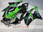 Injection Fairing kit for 06-07 YZF-R6 - Green, Black - Monster #OYO87905881
