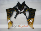 Injection Fairing kit for 06-07 YZF-R6 - Black, Gold - Flame #OYO87905884