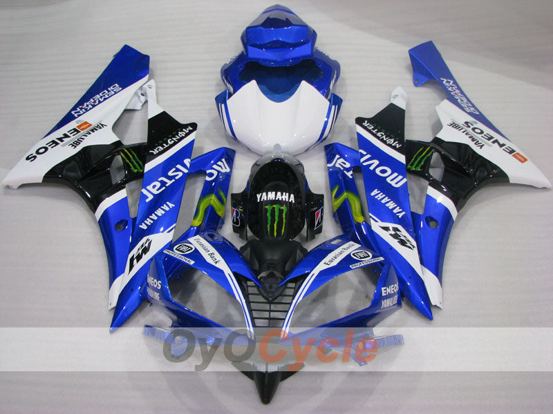 Injection Fairing kit for 06-07 YZF-R6 - White, Black - FIAT #OYO87905896