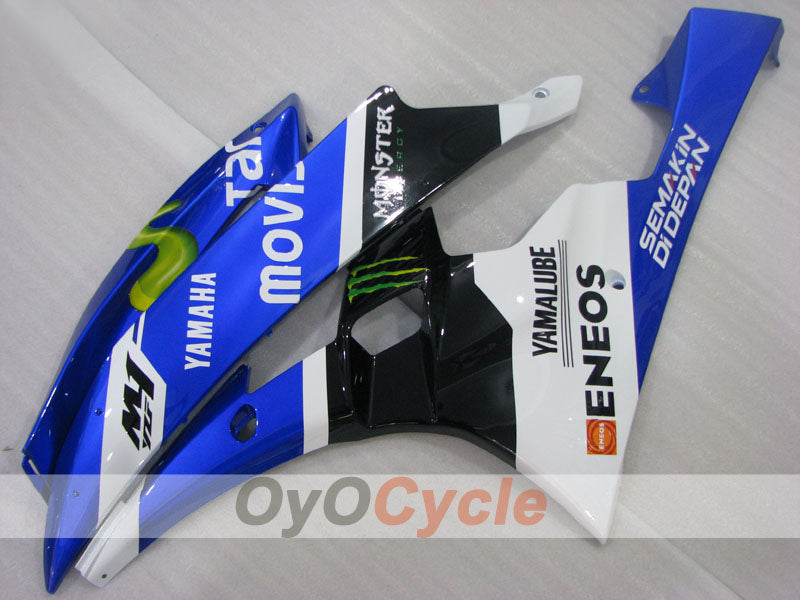 Injection Fairing kit for 06-07 YZF-R6 - White, Black - FIAT #OYO87905896