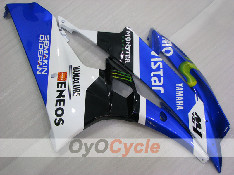 Injection Fairing kit for 06-07 YZF-R6 - White, Black - FIAT #OYO87905896