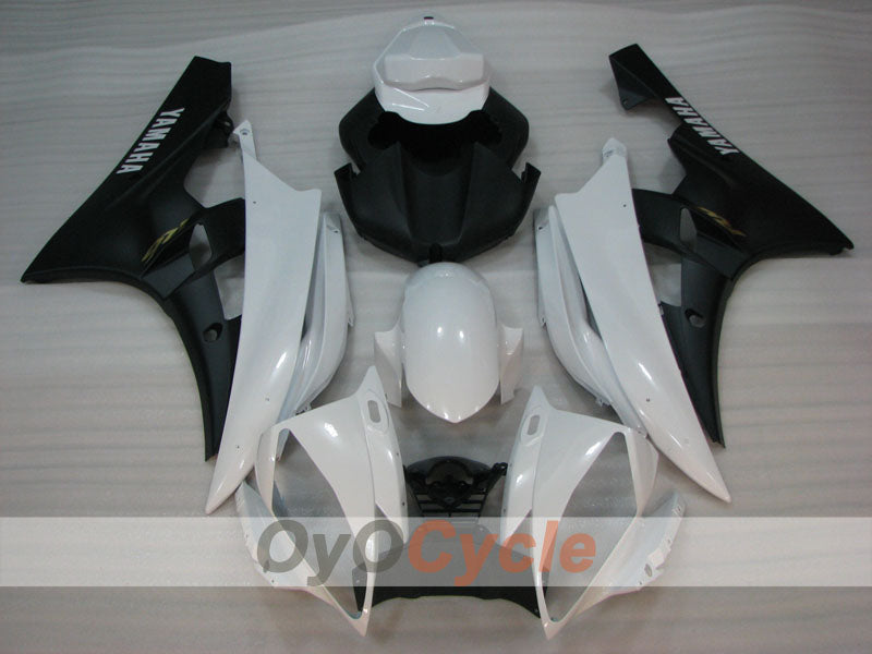 Injection Fairing kit for 06-07 YZF-R6 - White, Black - Factory Style #OYO87905900 Secondary image