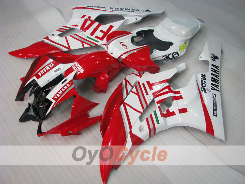 Injection Fairing kit for 06-07 YZF-R6 - Red, White - FIAT #OYO87905892 Secondary image