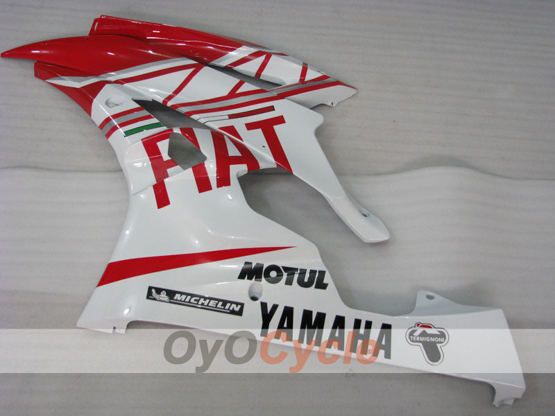 Injection Fairing kit for 06-07 YZF-R6 - Red, White - FIAT #OYO87905892