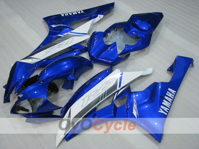 Injection Fairing kit for 06-07 YZF-R6 - Blue, White - Factory Style #OYO87905903 Main image