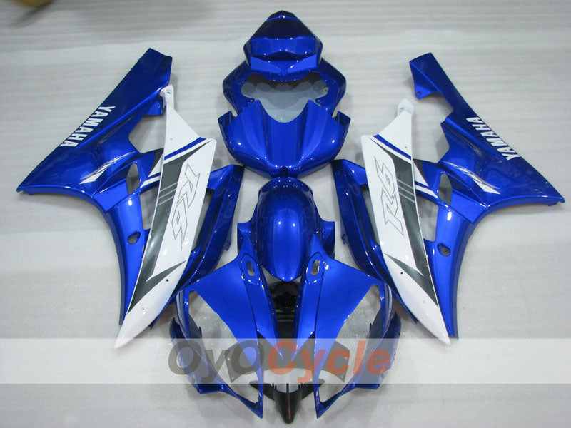 Injection Fairing kit for 06-07 YZF-R6 - Blue, White - Factory Style #OYO87905903