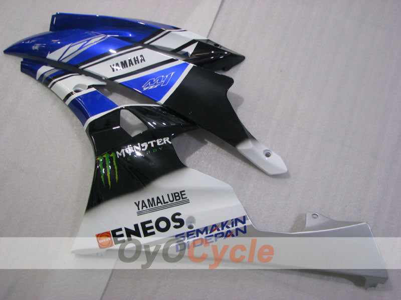 Injection Fairing kit for 06-07 YZF-R6 - Blue, White, Black - Monster #OYO87905904