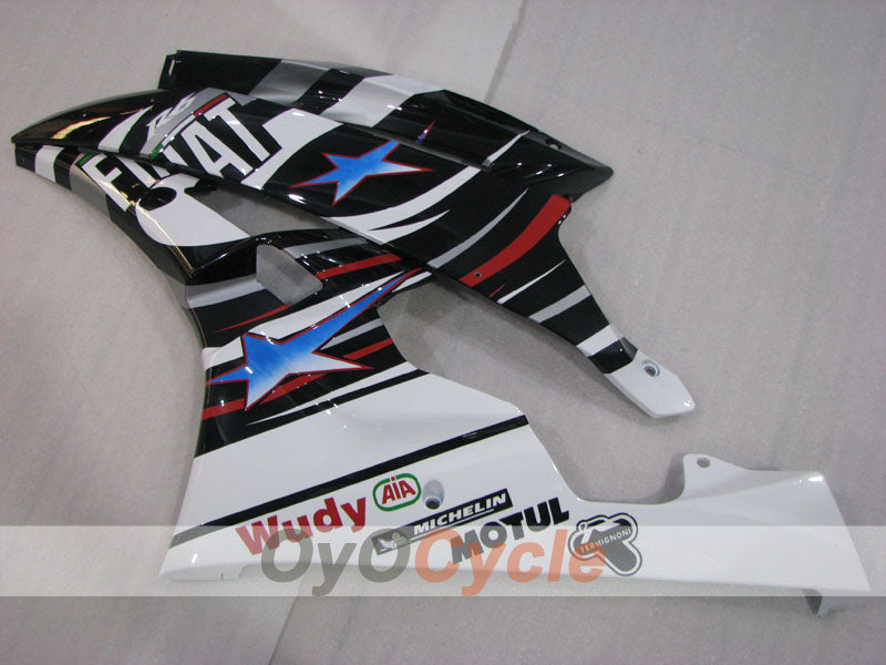 Injection Fairing kit for 06-07 YZF-R6 - White, Black - Monster #OYO87905906