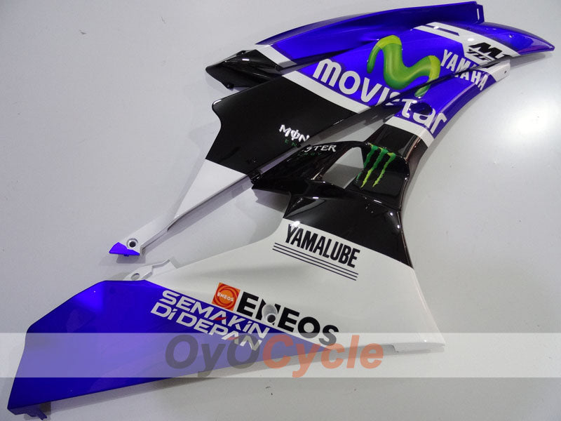 Injection Fairing kit for 06-07 YZF-R6 - Blue, White, Black - Monster #OYO87905908