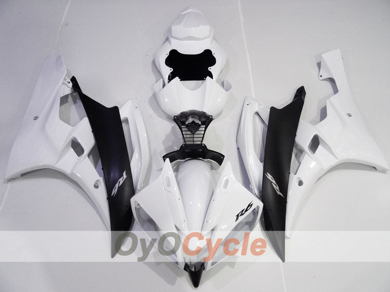 Injection Fairing kit for 06-07 YZF-R6 - White, Black - Factory Style #OYO87905911