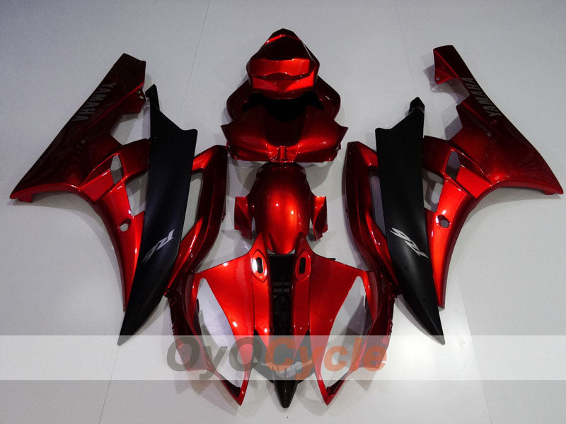 Injection Fairing kit for 06-07 YZF-R6 - Red, Black - Factory Style #OYO87905914