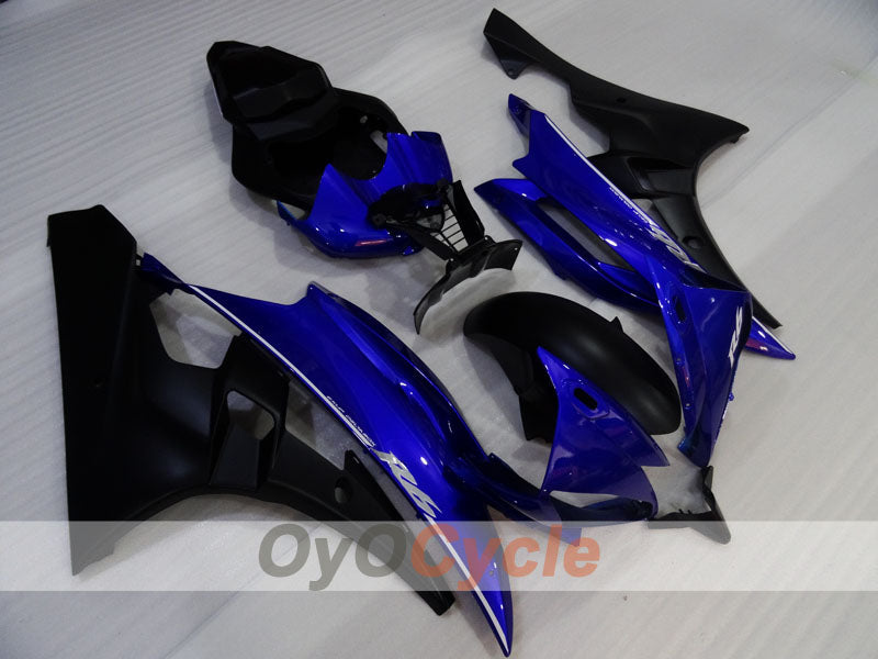 Injection Fairing kit for 06-07 YZF-R6 - Blue, Black, Matte - MOTUL #OYO87905917 Main image