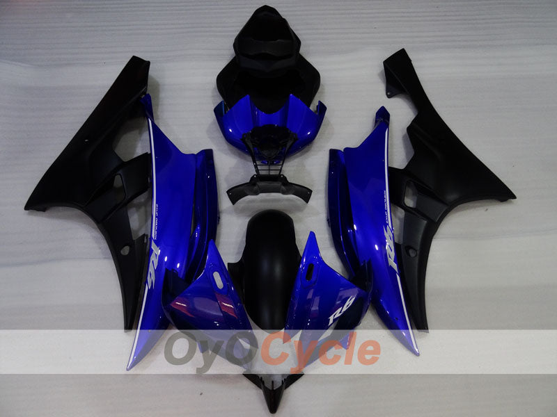 Injection Fairing kit for 06-07 YZF-R6 - Blue, Black, Matte - MOTUL #OYO87905917 Secondary image
