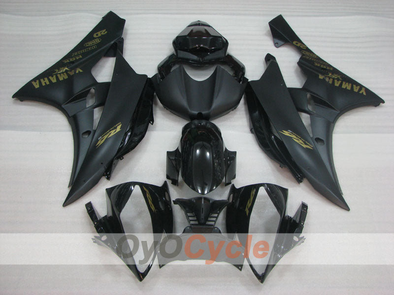 Injection Fairing kit for 06-07 YZF-R6 - Black, Matte - Factory Style #OYO87905922 Secondary image