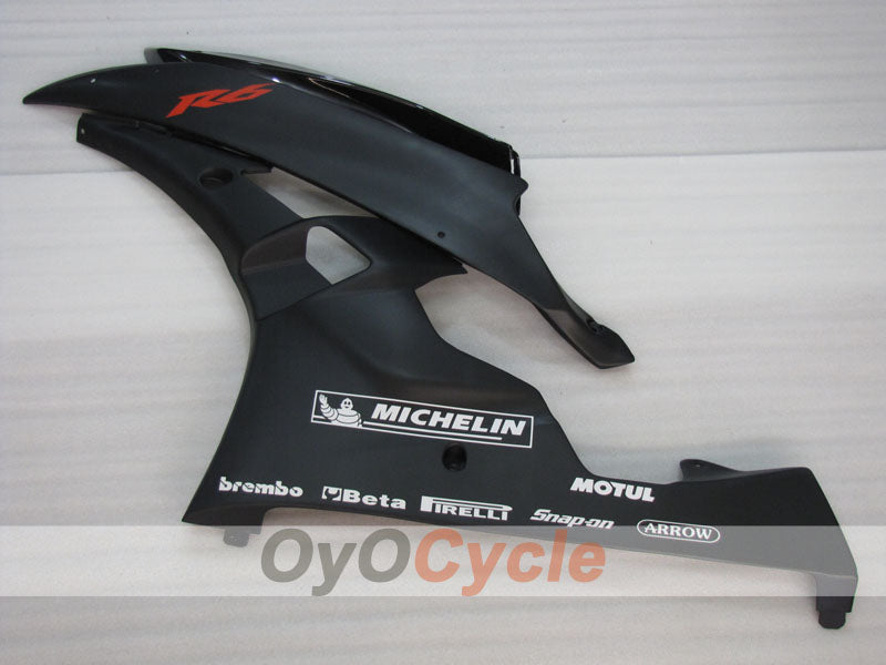 Injection Fairing kit for 06-07 YZF-R6 - Black, Matte - Factory Style #OYO87905924