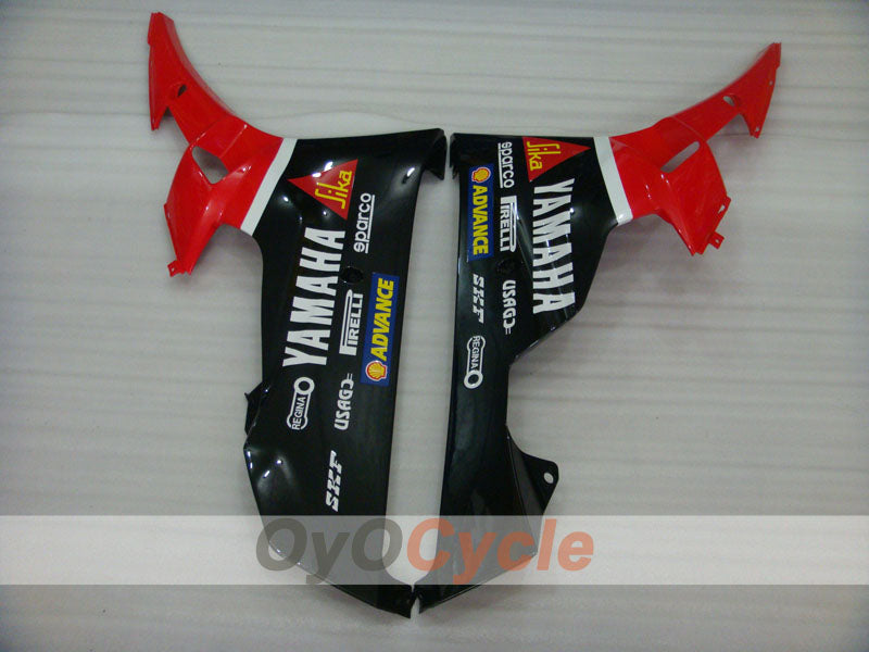 Injection Fairing kit for 06-07 YZF-R6 - Red, Black - Santander #OYO87905925
