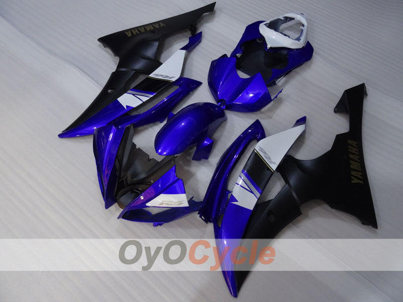 Injection Fairing kit for 08-16 YZF-R6 - Blue, Black, Matte - Factory Style #OYO87905928