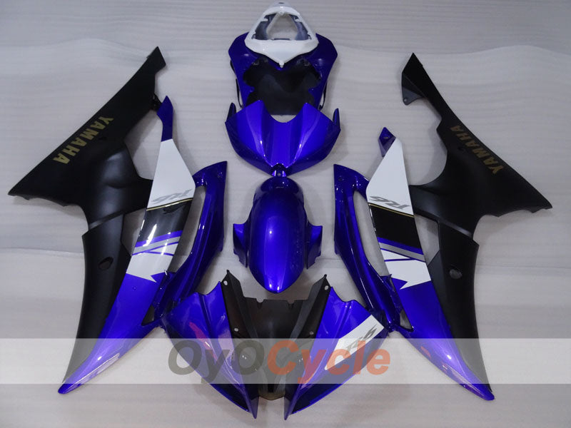 Injection Fairing kit for 08-16 YZF-R6 - Blue, Black, Matte - Factory Style #OYO87905928 Secondary image