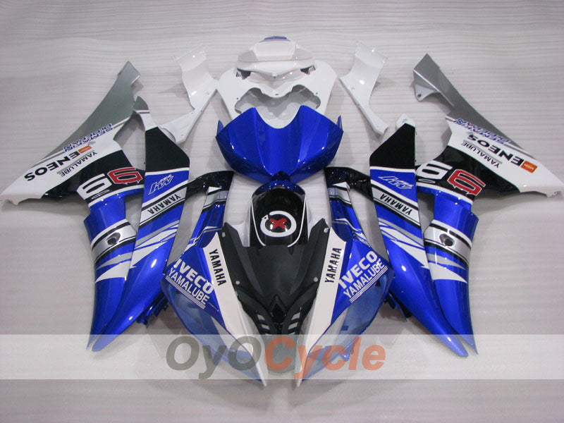 Injection Fairing kit for 08-16 YZF-R6 - Blue, White, Black - ENEOS #OYO87905930
