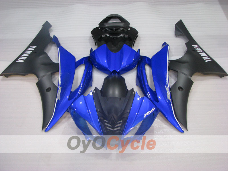Injection Fairing kit for 08-16 YZF-R6 - Blue, Black - Factory Style #OYO87905934