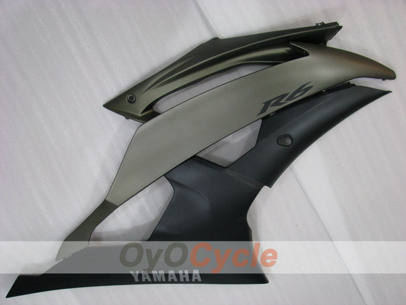 Injection Fairing kit for 08-16 YZF-R6 - Black, Grey - Factory Style #OYO87905935