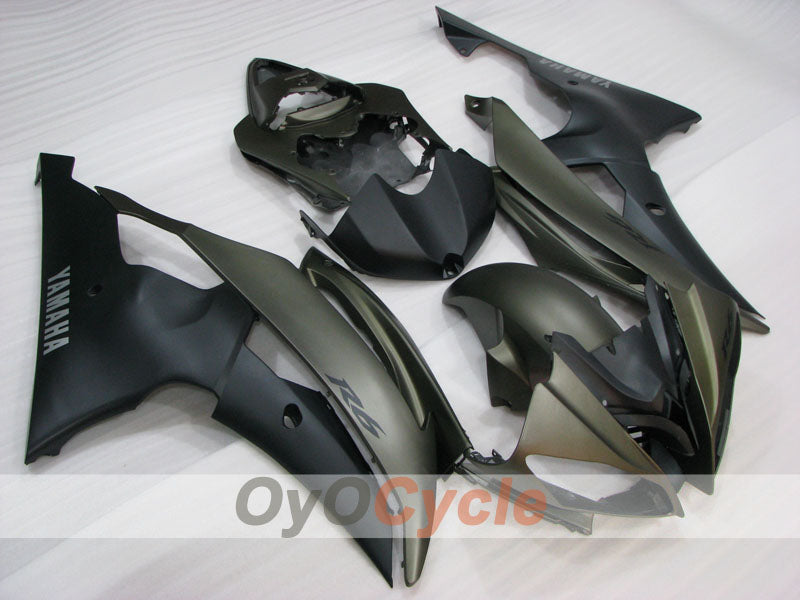 Injection Fairing kit for 08-16 YZF-R6 - Black, Grey - Factory Style #OYO87905935