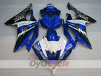 Injection Fairing kit for 08-16 YZF-R6 - Blue, White, Black - DUNLOP #OYO87905936