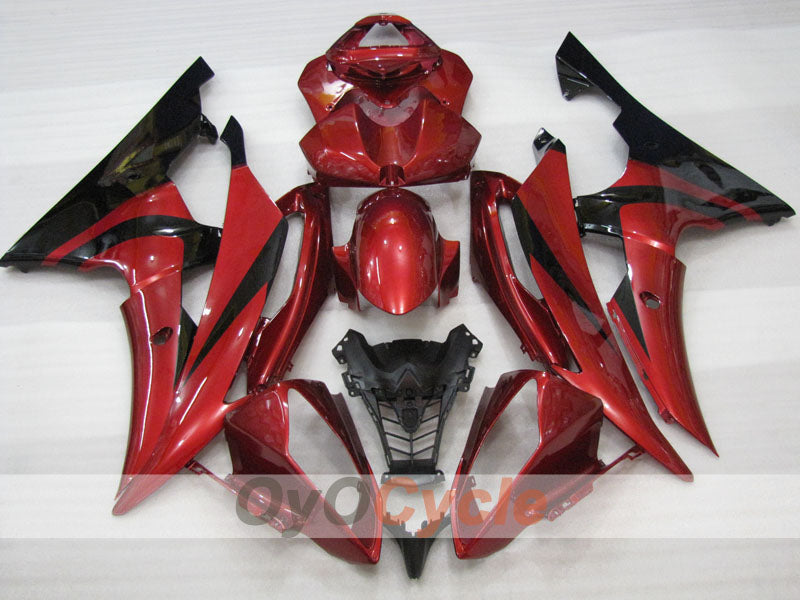 Injection Fairing kit for 08-16 YZF-R6 - Red, Black - Factory Style #OYO87905945 Secondary image