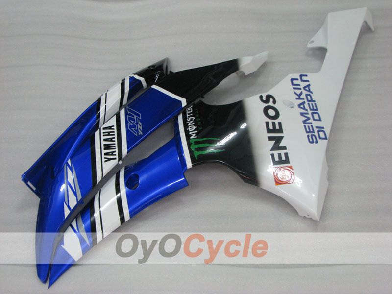 Injection Fairing kit for 08-16 YZF-R6 - Blue, White, Black - Monster #OYO87905956